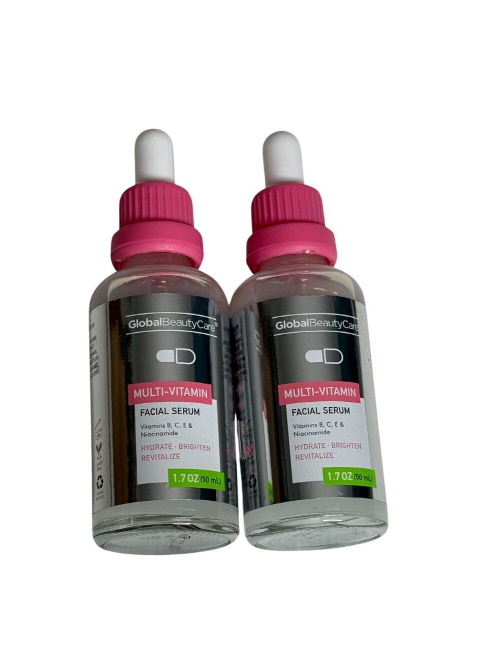 Global Beauty Care Multi Vitamin Facial Serum 1.7 oz 2 Pack